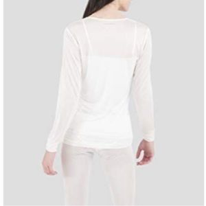 Terramar 100% stretchy silk thermal top and bottoms set size medium